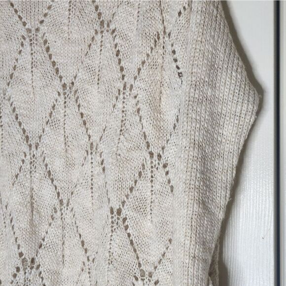 H&M M Cream Chunky Knit Longsleeves WOOL Blend Women’s Sweater - Picture 10 of 10